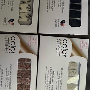 Lot of 12 brand new Color Street mail strips.